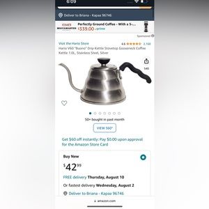 Hario Gooseneck Kettle